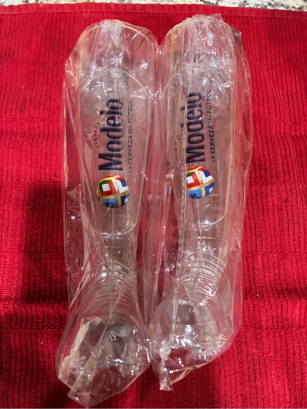 Set of 2 Modelo soccer boot plastic yard cup ⚽️ FIFA